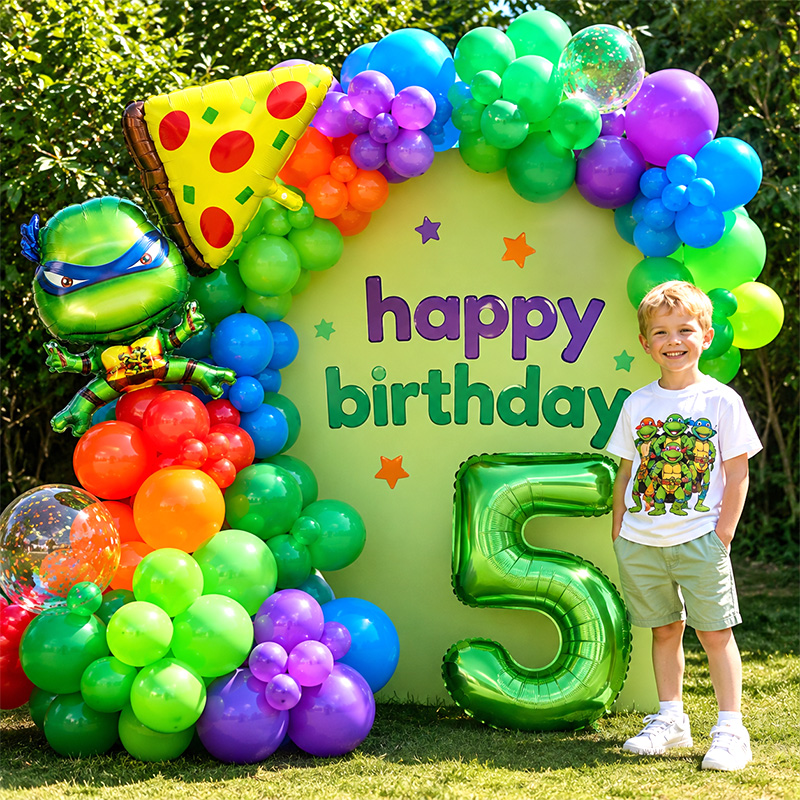 Balloon Arch Kit - مجموعة بالونات شخصيات كرتونية لحفلات الأطفال