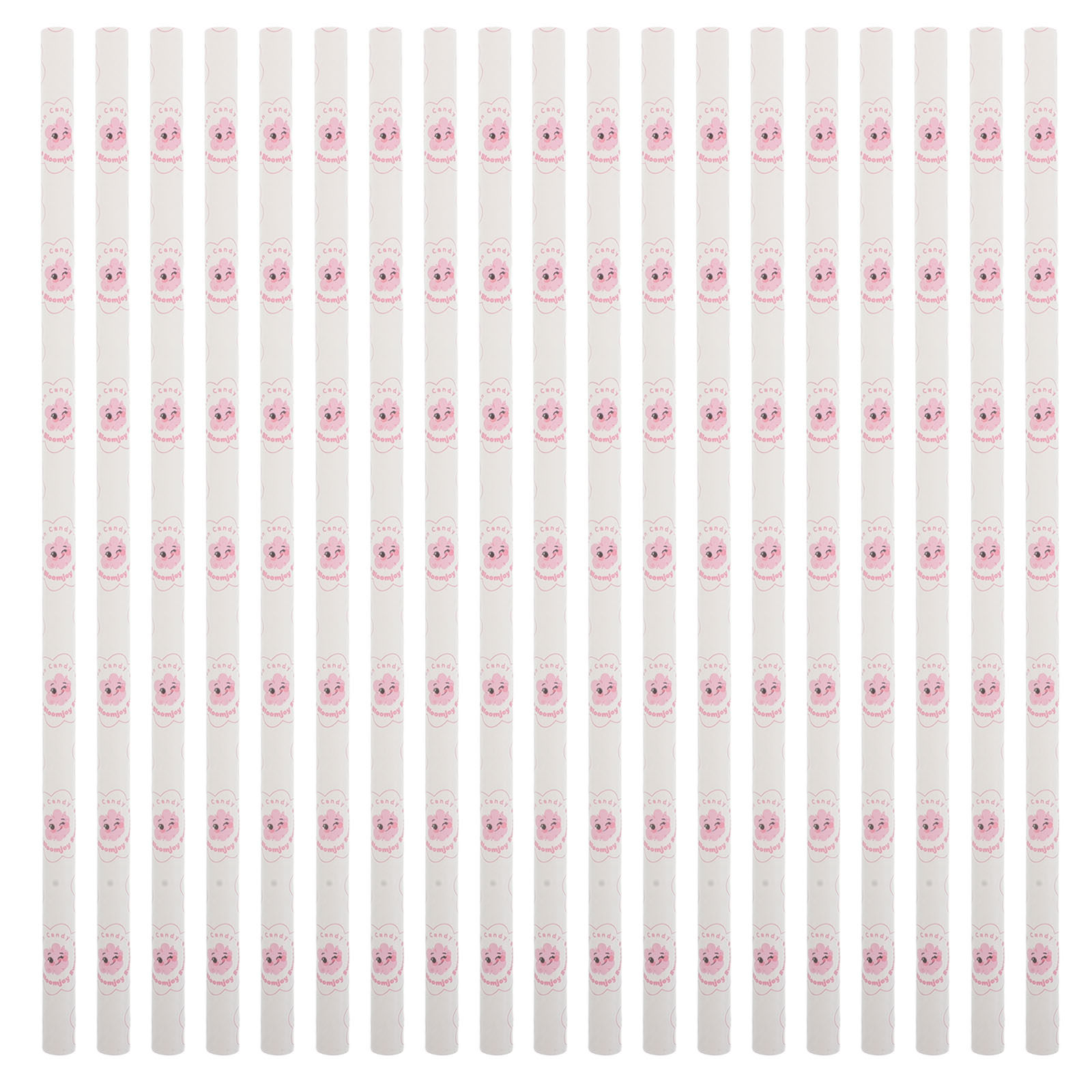 Cotton Candy Cone - 50 قطعة من أعواد حلوى القطن