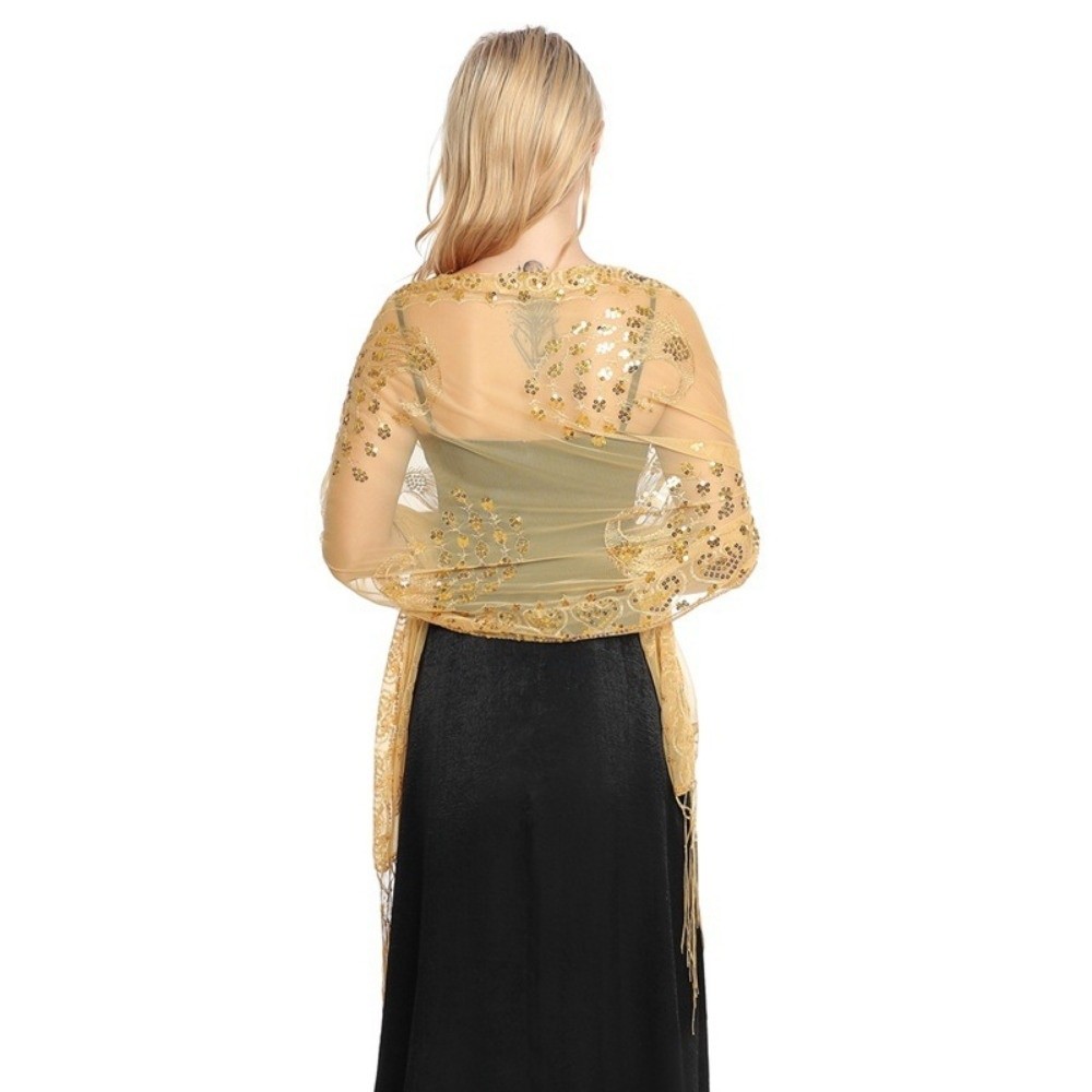 شال زفاف أنيق مزين بالترتر، دا - مراجعة Glitter Tablecloth وسعره