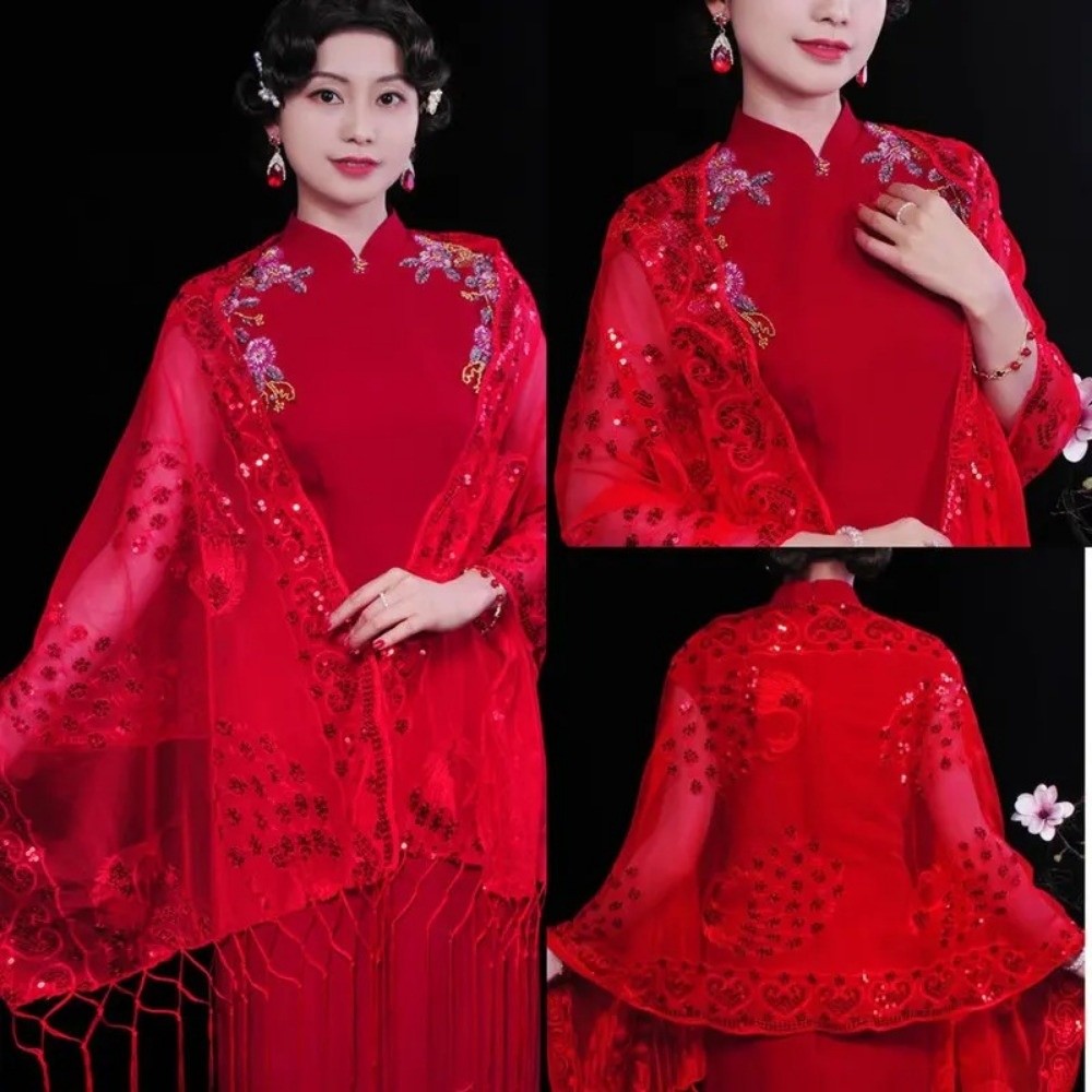 شال زفاف أنيق مزين بالترتر، دا - مراجعة Glitter Tablecloth وسعره