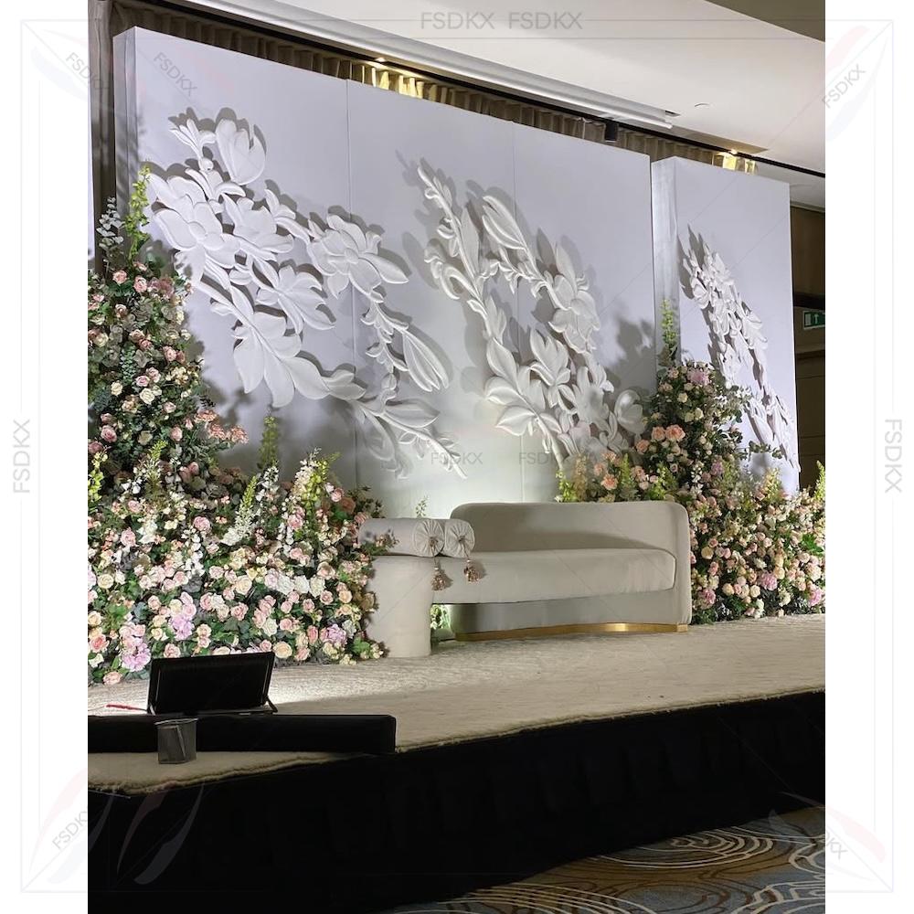 خلفية قوس زفاف بيضاء ثلاثية ال - مراجعة Party Event Supplier وسعره