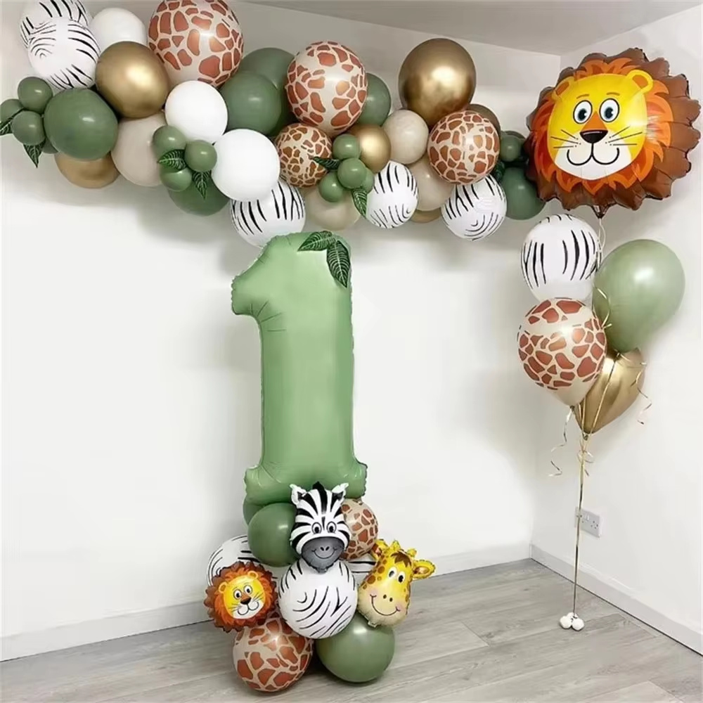 بالونات عيد ميلاد على شكل حيوا - مراجعة Balloon Arch Kit وسعره