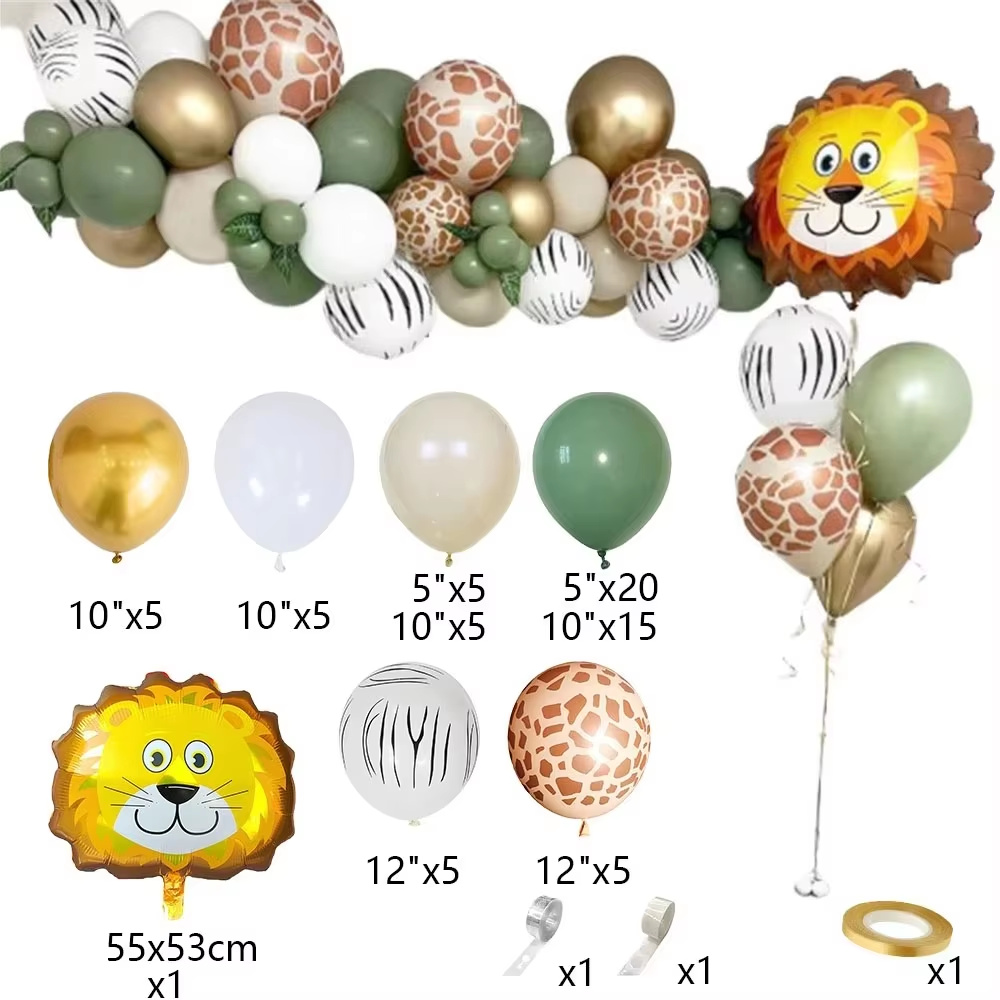 بالونات عيد ميلاد على شكل حيوا - مراجعة Balloon Arch Kit وسعره