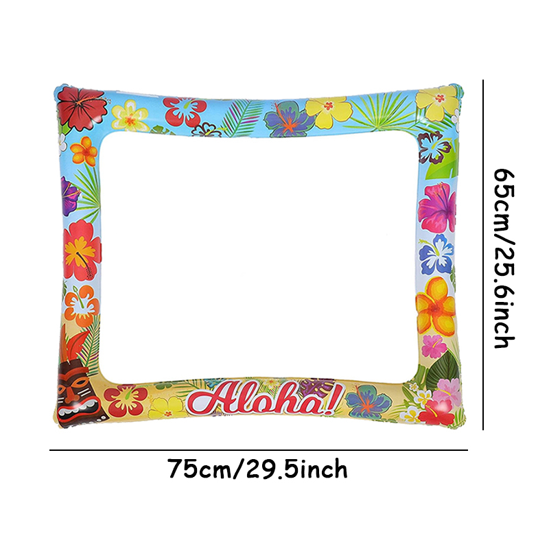 1 قطعة هاواي ألوها موضوع إطار  - مراجعة Photo Booth Frame وسعره